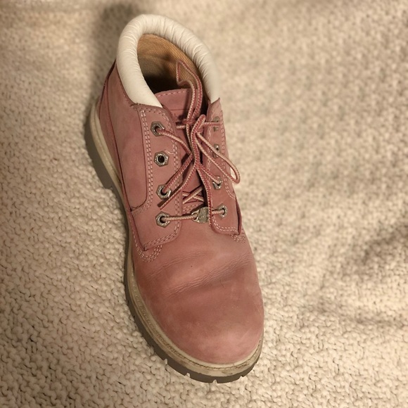 Timberland baby pink boots - Picture 3 of 4